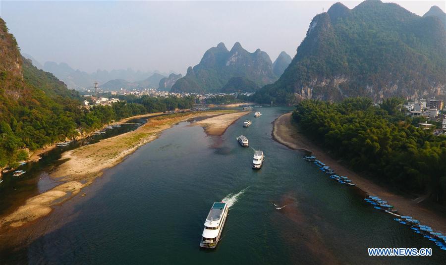 Chine: le paysage de rivière Lijiang à Guilin