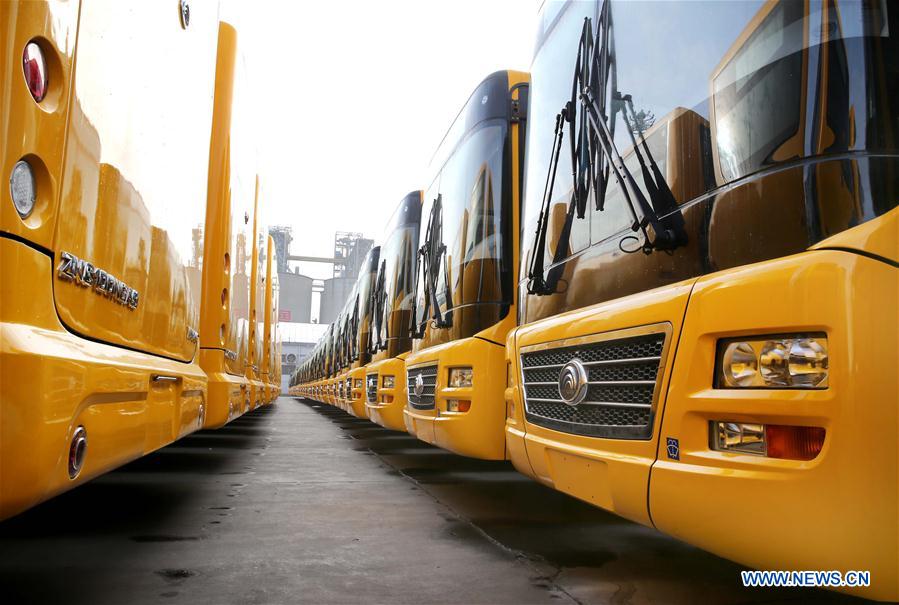 Chine : exportations d'autobus du Jiangsu vers l'Afrique