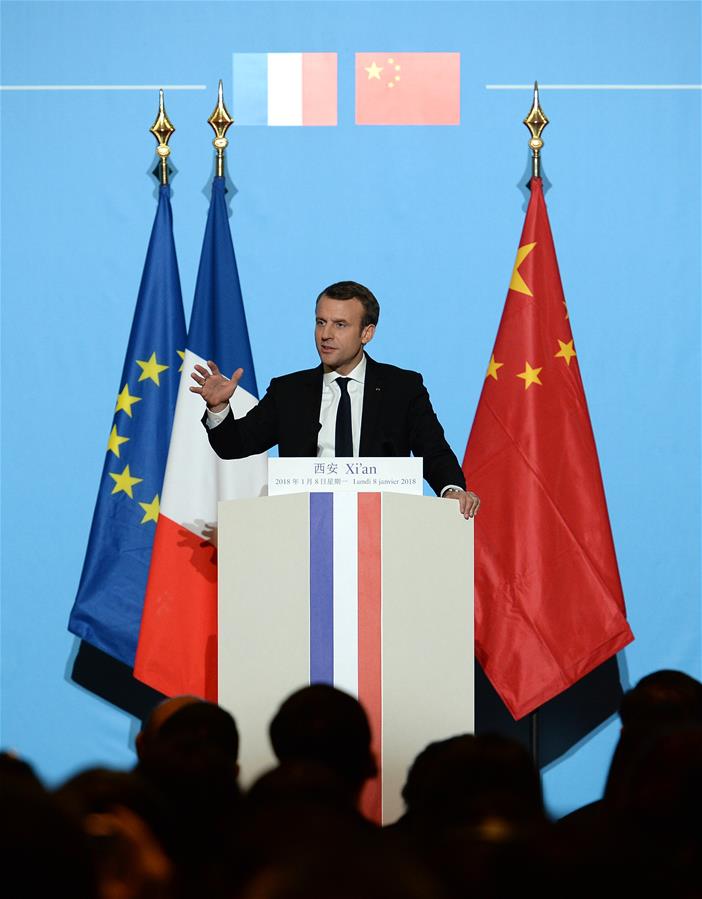 Emmanuel Macron appelle la France et la Chine à bâtir un avenir radieux pour le monde