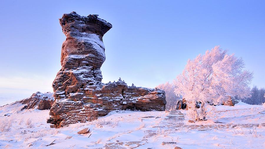 La forêt de pierre glaciaire de Hexingten, en Mongolie intérieure