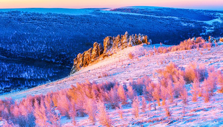 La forêt de pierre glaciaire de Hexingten, en Mongolie intérieure