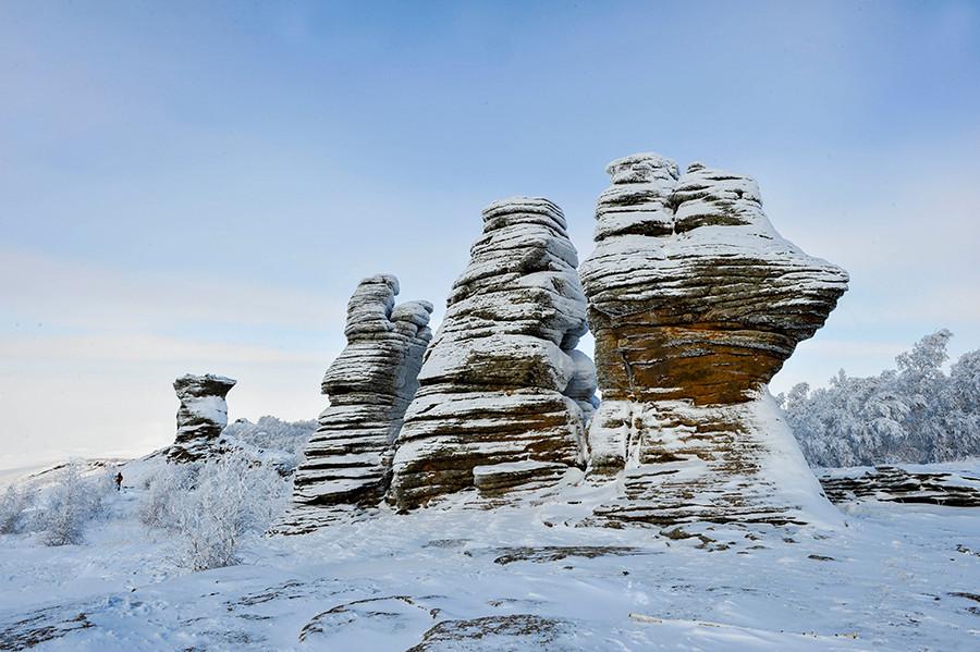 La forêt de pierre glaciaire de Hexingten, en Mongolie intérieure