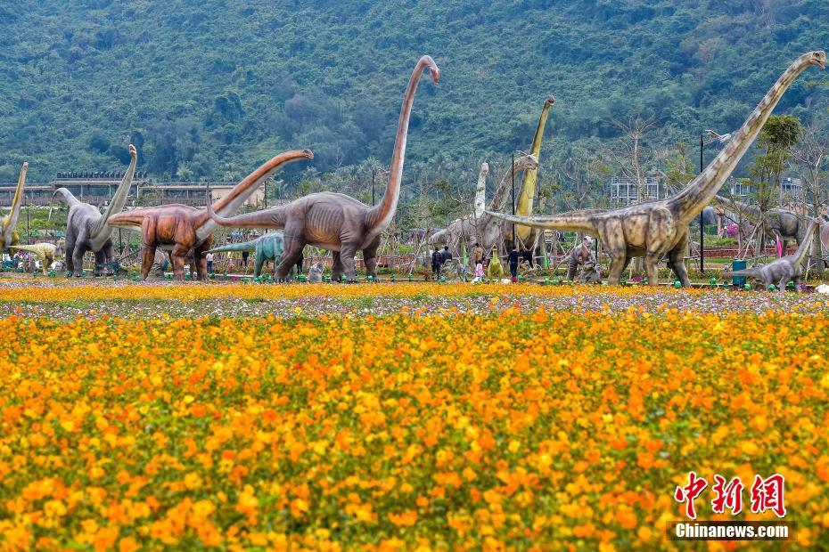 Sanya: 323 dinosaures dans le parc national du riz