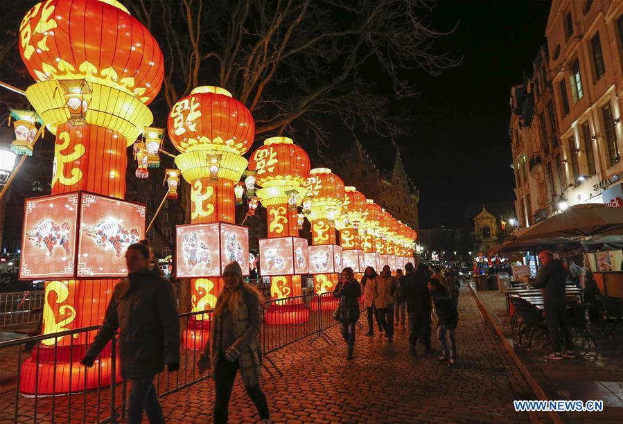 Belgique : lanternes chinoises à Bruxelles