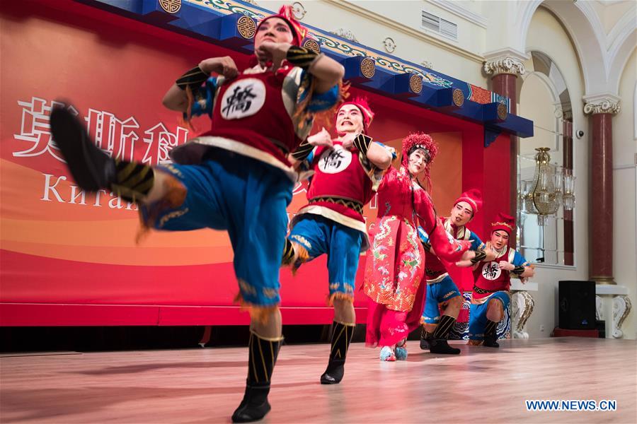 Russie : spectacle d'opéra chinois à Moscou