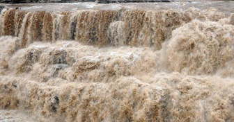 Shanxi : augmentation du débit d'eau à la cascade de Hukou