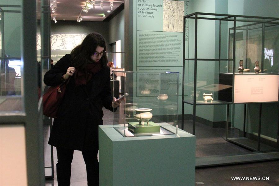 Ouverture de l'exposition "Parfums de Chine" au Musée Cernuschi à Paris