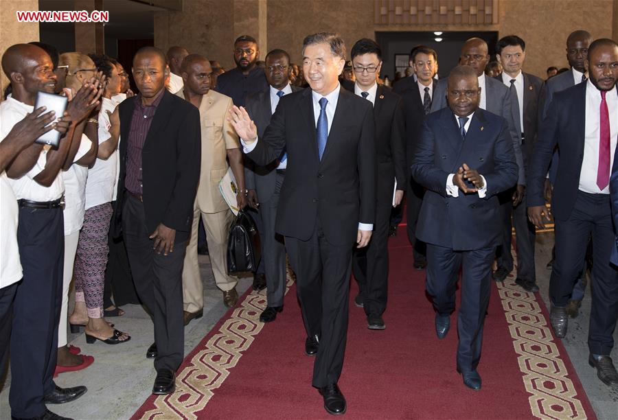 La Chine et le Congo souhaitent contribuer à la construction d'une communauté de destin sino-africaine