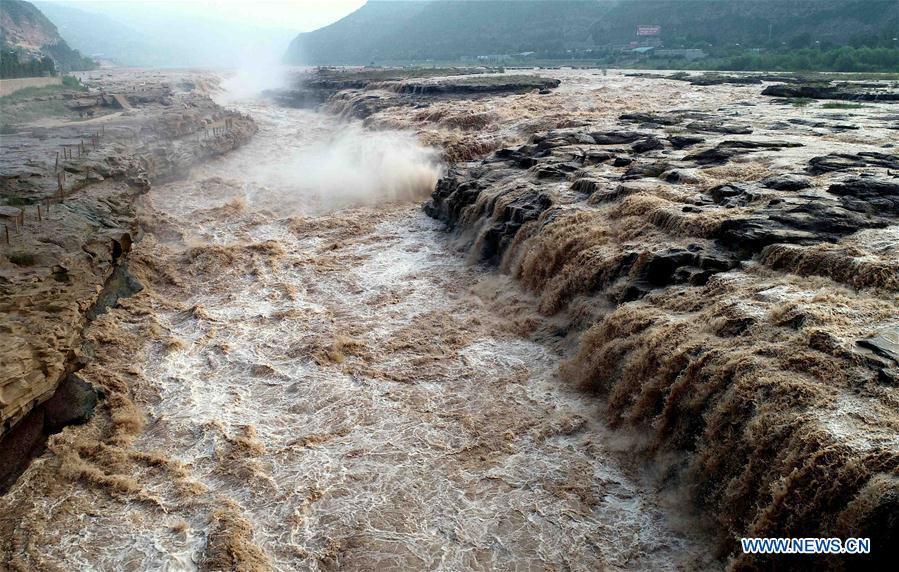 Chine : cascade de Hukou au Shanxi