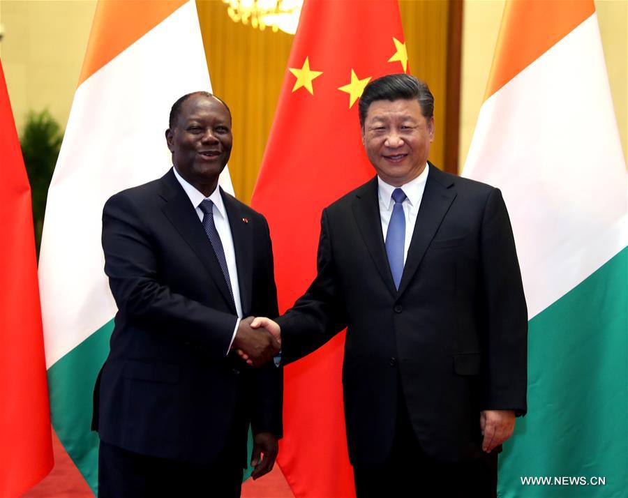 La Chine et la Côte d'Ivoire conviennent de promouvoir les relations bilatérales à un niveau plus élevé