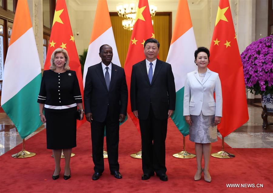 La Chine et la Côte d'Ivoire conviennent de promouvoir les relations bilatérales à un niveau plus élevé