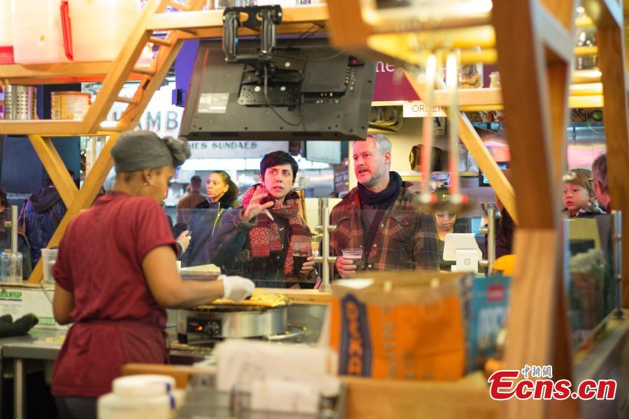 La crêpe traditionnelle chinoise jianbing séduit les New-Yorkais