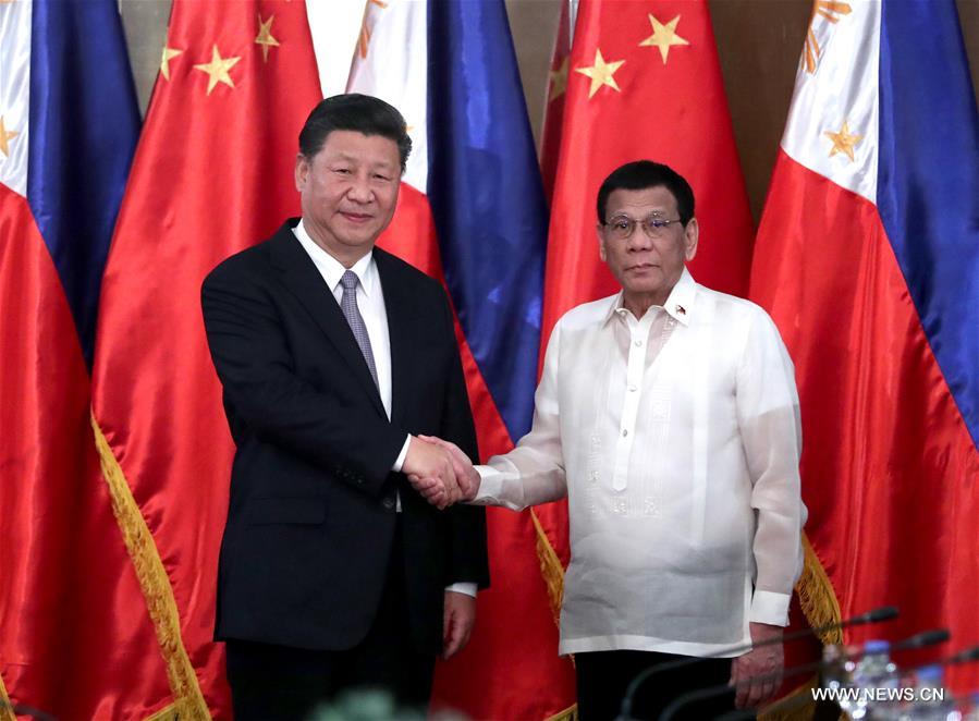 La Chine et les Philippines conviennent de renforcer leurs relations et de faire progresser ensemble la construction de "la Ceinture et la Route"