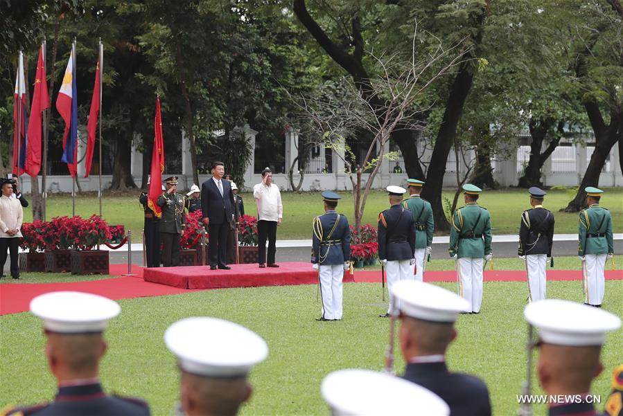 La Chine et les Philippines conviennent de renforcer leurs relations et de faire progresser ensemble la construction de "la Ceinture et la Route"