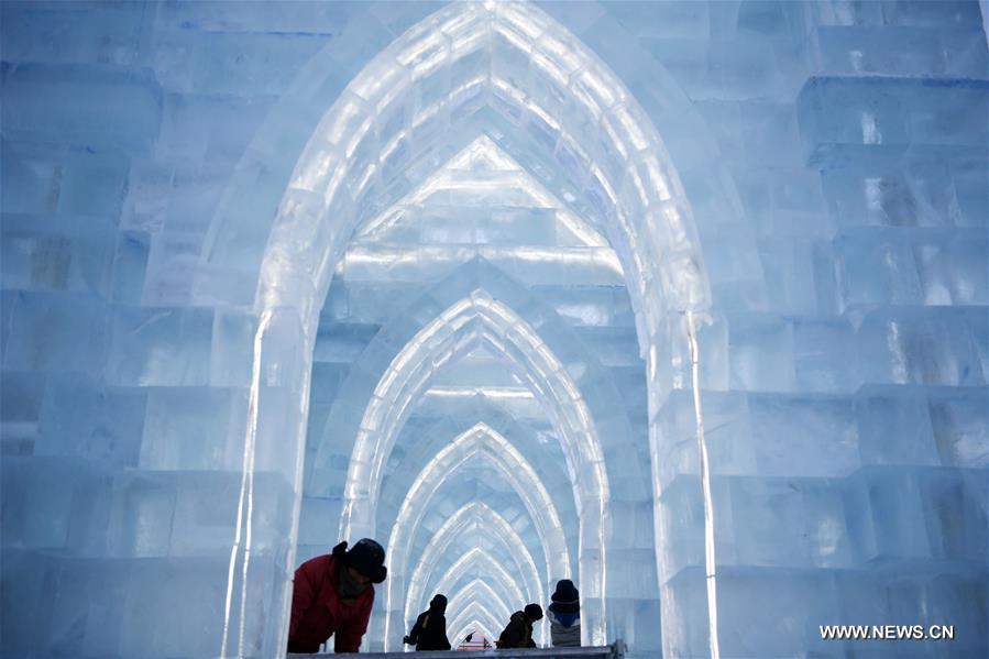 Ouverture du "Monde de neige et de glace" à Harbin