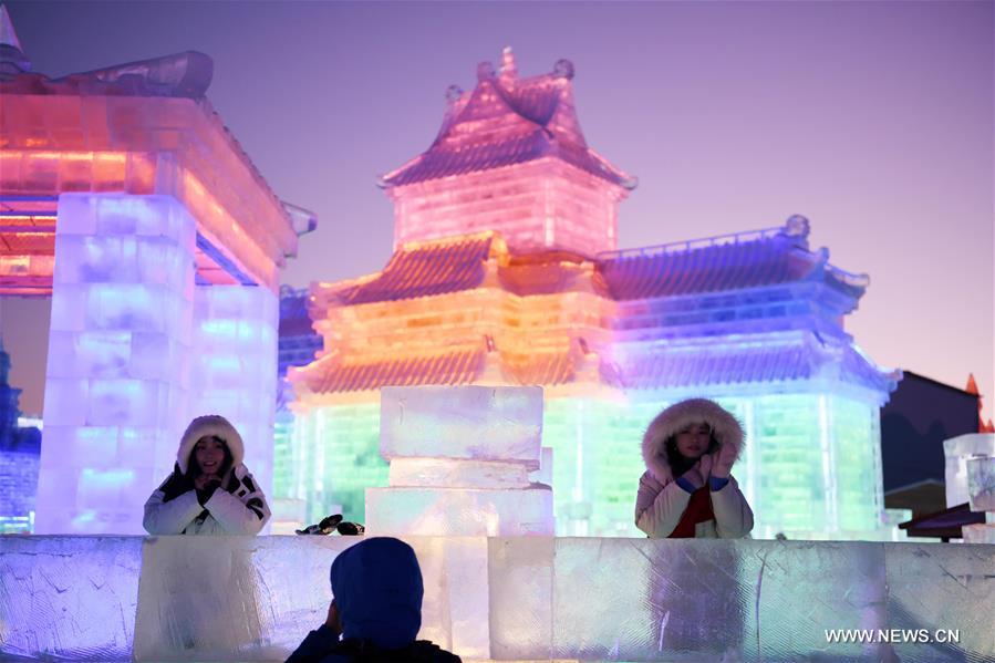 Ouverture du "Monde de neige et de glace" à Harbin