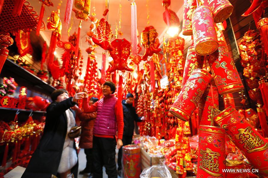 Chine : décorations du Nouvel An