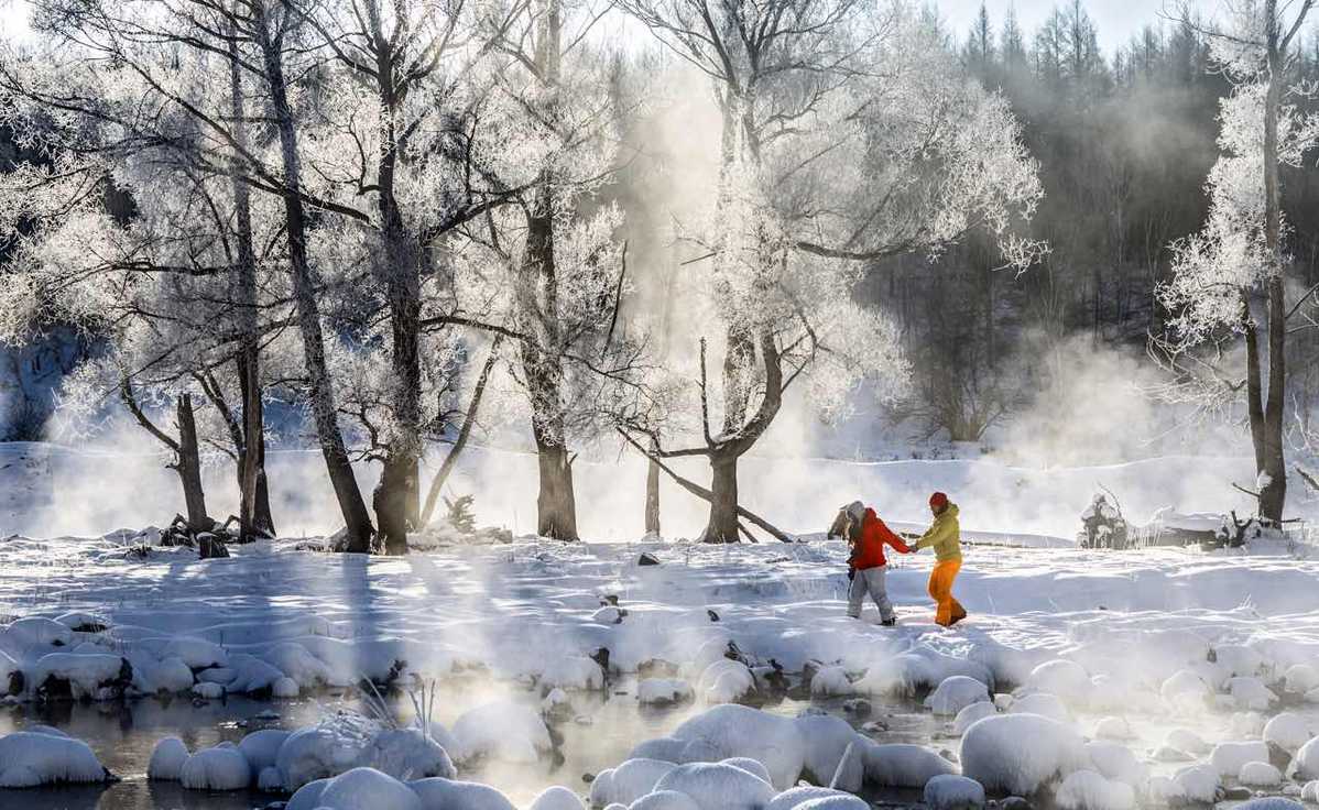 Mongolie intérieure: la rivière qui ne gèle jamais en hiver