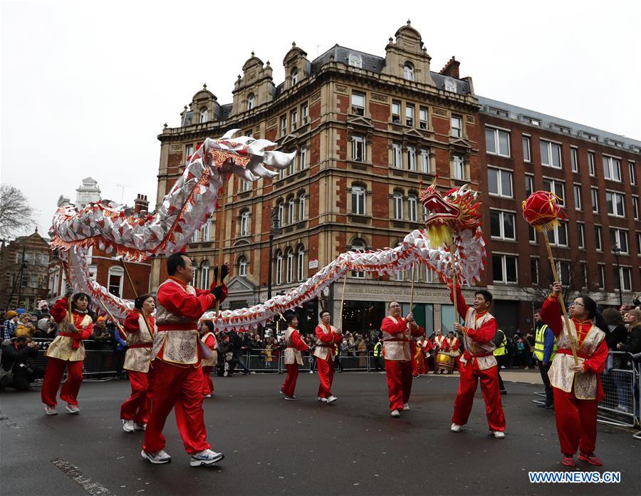 Royaume-Uni : célébrations du Nouvel An chinois à Londres