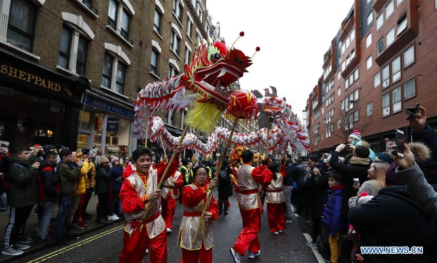 Royaume-Uni : célébrations du Nouvel An chinois à Londres