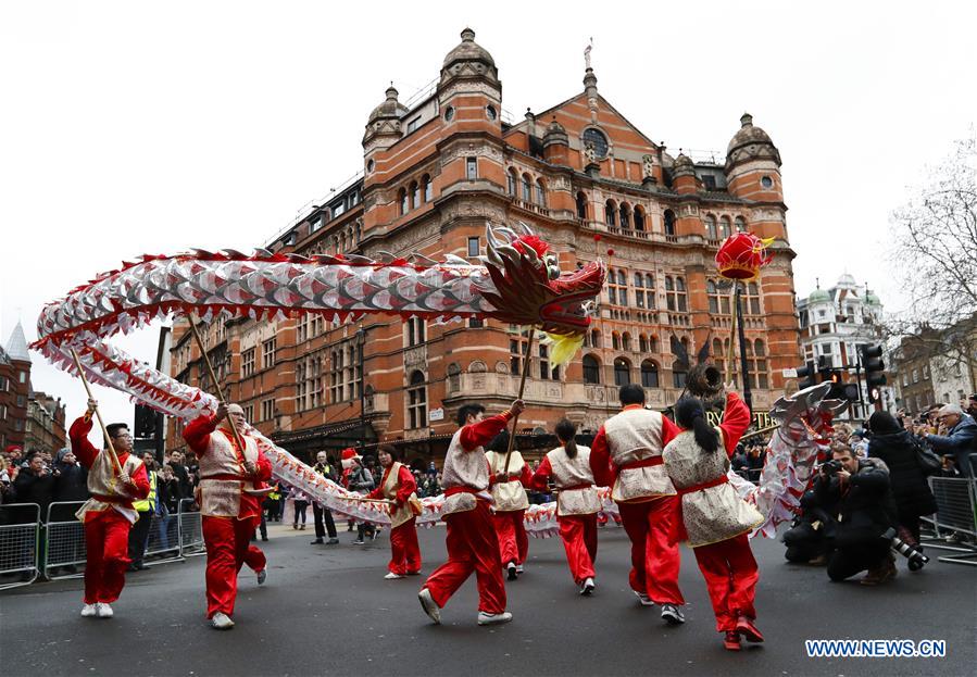 Royaume-Uni : célébrations du Nouvel An chinois à Londres