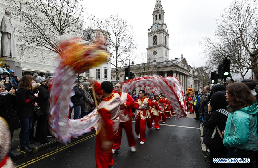 Royaume-Uni : célébrations du Nouvel An chinois à Londres