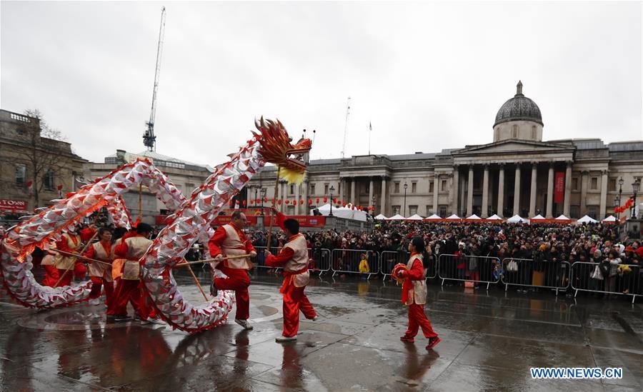 Royaume-Uni : célébrations du Nouvel An chinois à Londres