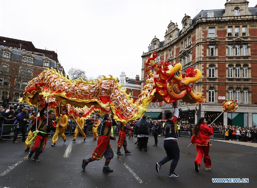 Royaume-Uni : célébrations du Nouvel An chinois à Londres