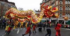 Royaume-Uni : célébrations du Nouvel An chinois à Londres