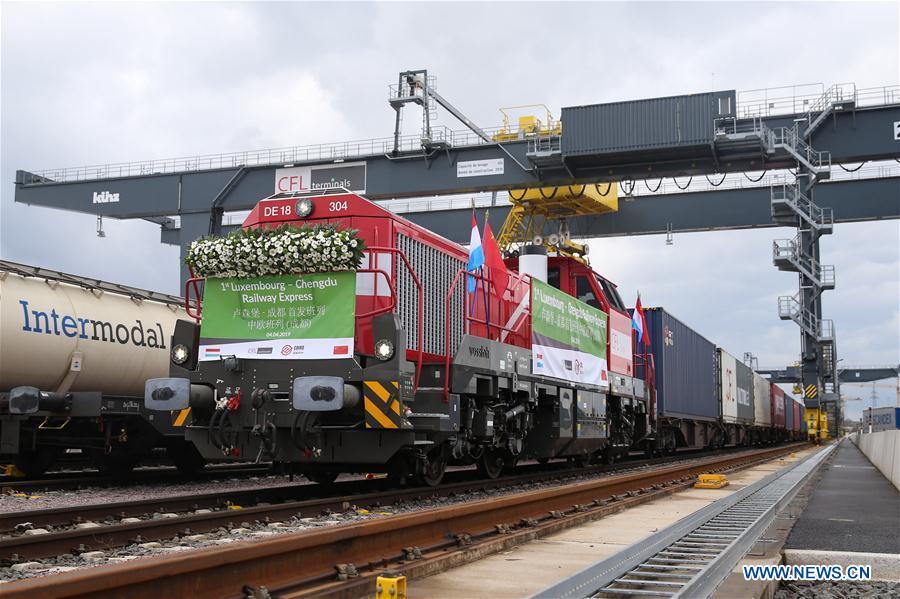 Lancement de la première liaison ferroviaire directe Luxembourg-Chengdu