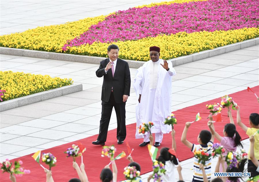 Entretien entre les présidents chinois et nigérien