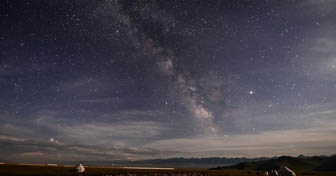 Bayingolin, un endroit idéal pour admirer les étoiles