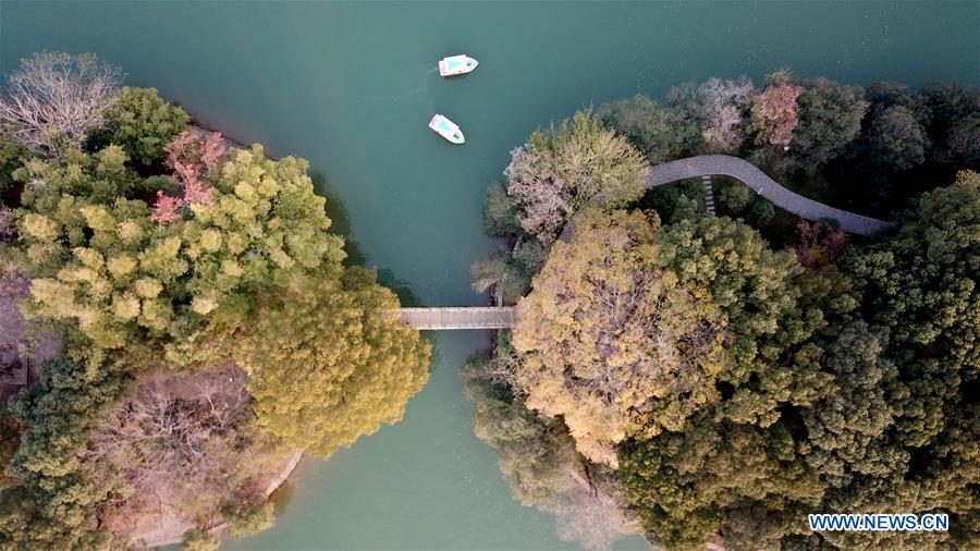 Chine: paysage du lac Nianjia au Hunan