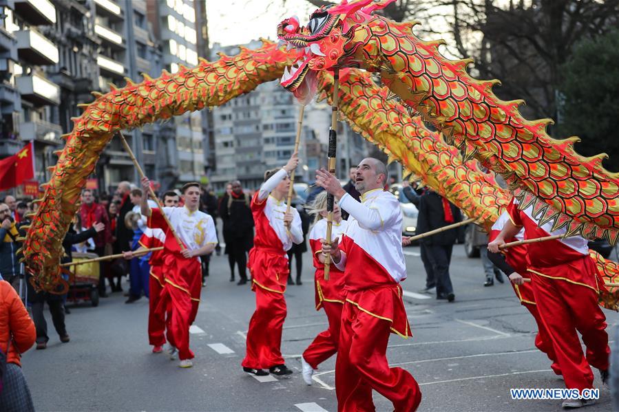 Belgique : célébration du Nounvel An chinois à Liège