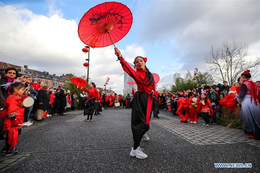 Belgique : célébration du Nounvel An chinois à Liège