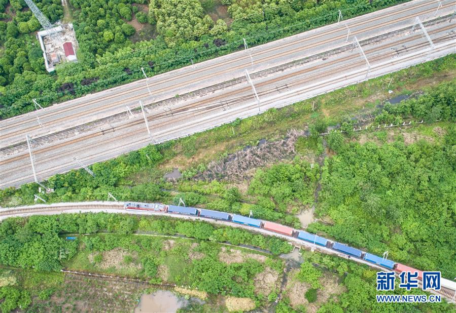 Un train de fret Chine-Europe transporte des fournitures contre l'épidémie en Serbie