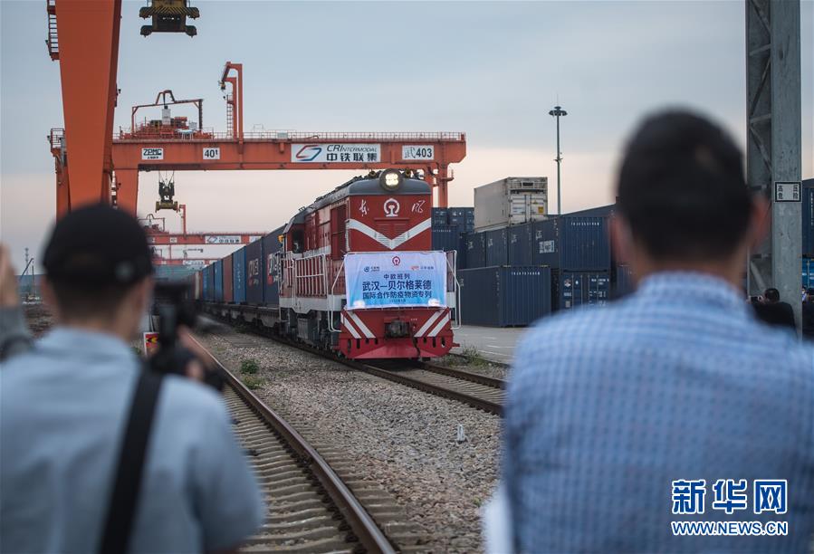 Un train de fret Chine-Europe transporte des fournitures contre l'épidémie en Serbie