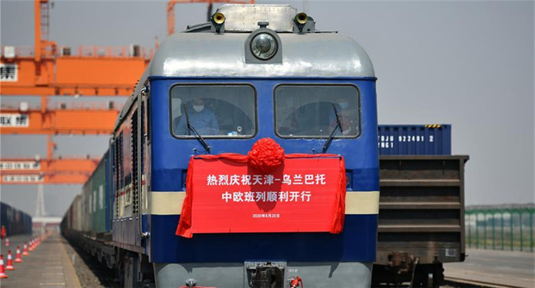 Tianjin : ouverture de la première ligne Chine-Europe combinant les transports ferroviaire et fluviale