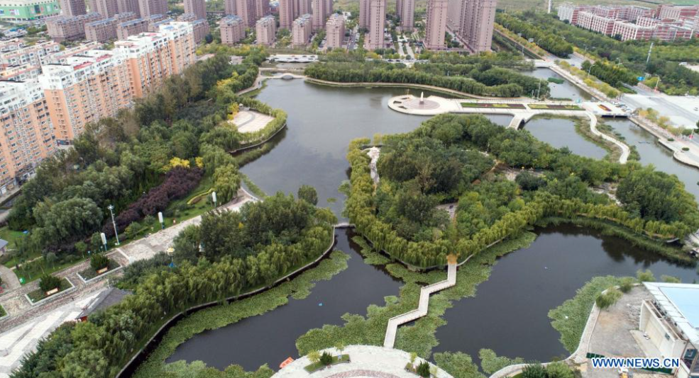 Parcs urbains dans le nord de la Chine