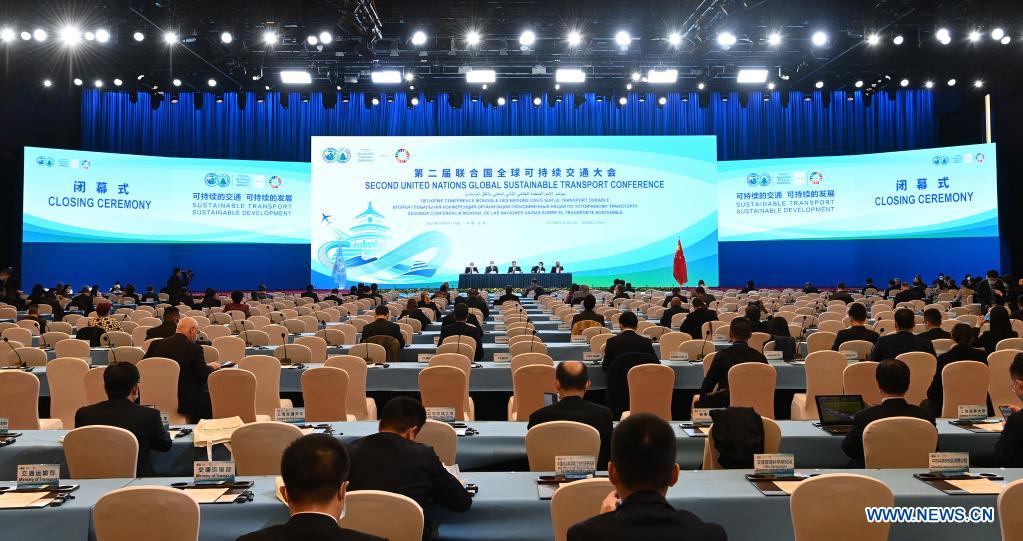 La 2e Conférence mondiale des Nations unies sur le transport durable s'achève avec l'adoption de la Déclaration de Beijing