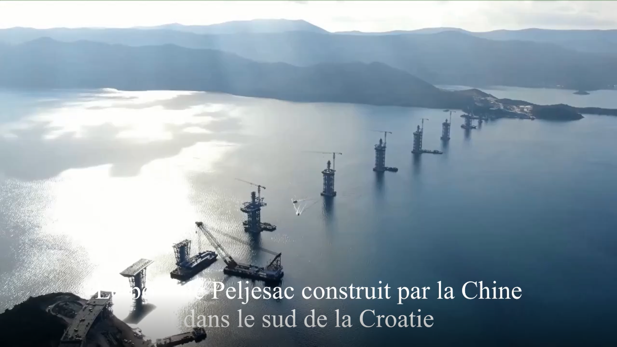 Croatie : le pont de Peljesac construit par la Chine ouvert à la circulation