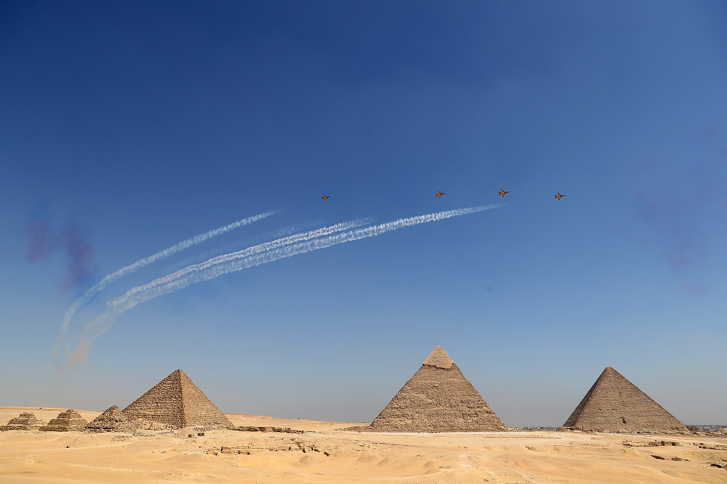 Pyramids Air Show 2022 à Gizeh, en Egypte