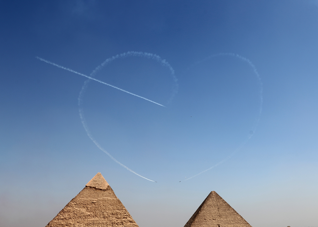 Pyramids Air Show 2022 à Gizeh, en Egypte