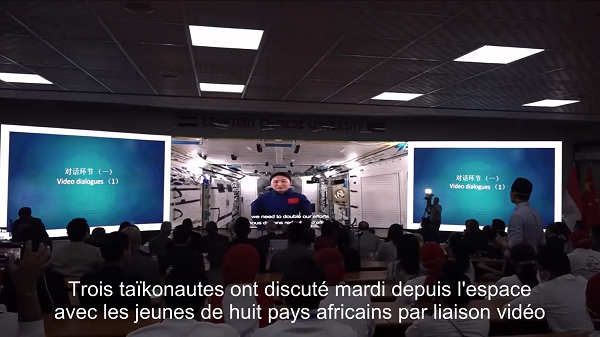 Des taïkonautes s'adressent à la jeunesse africaine depuis l'espace