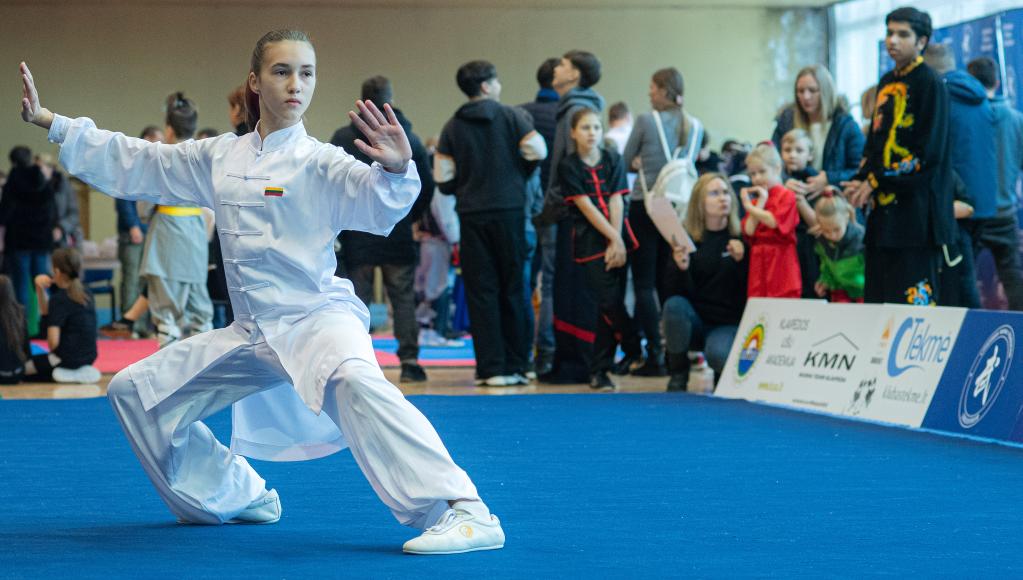 Le 8e Championnat lituanien de Wushu (Kung Fu) à Vilnius, en Lituanie