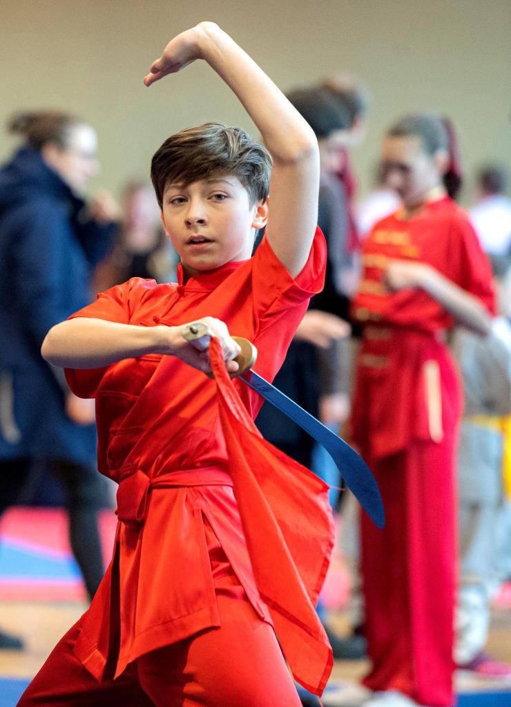 Le 8e Championnat lituanien de Wushu (Kung Fu) à Vilnius, en Lituanie