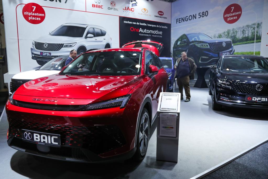 Les VE chinois brillent au Salon de l'automobile de Bruxelles 2023