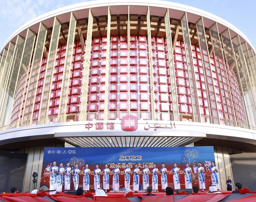 "Grande parade du Nouvel An chinois" à l'Expo City Dubaï, aux EAU