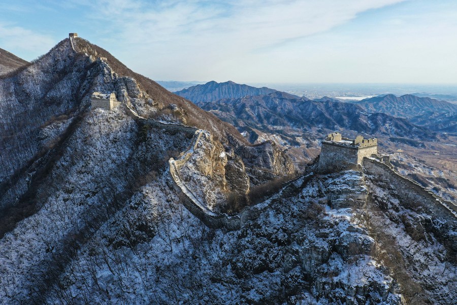 Chine : paysage de la Grande Muraille à Beijing