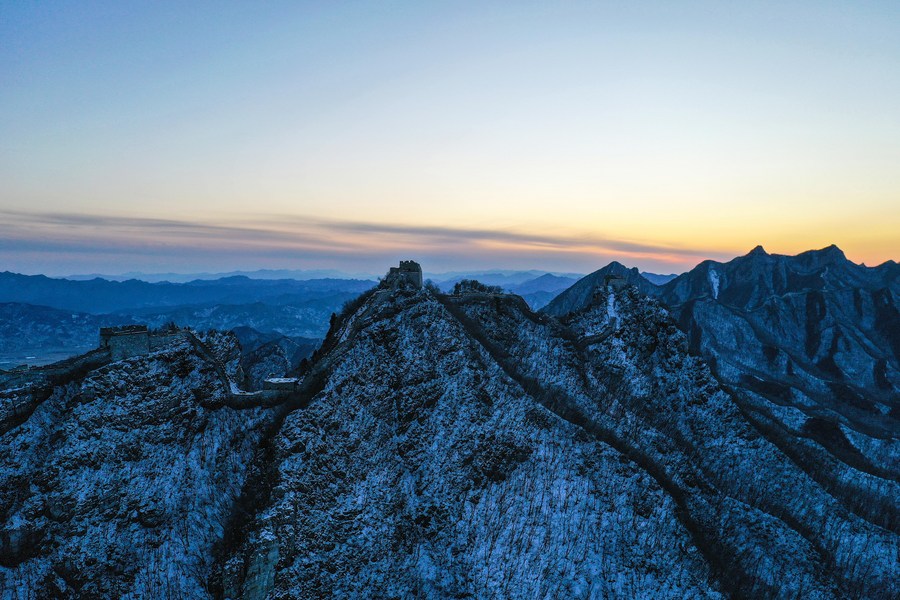 Chine : paysage de la Grande Muraille à Beijing